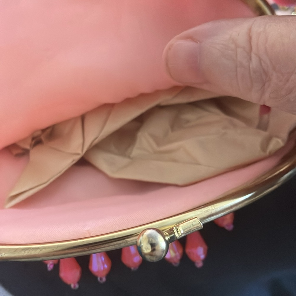 Pink Beaded Purse - Picture 3 of 4